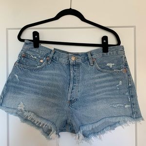 Agolde Parker Denim Shorts